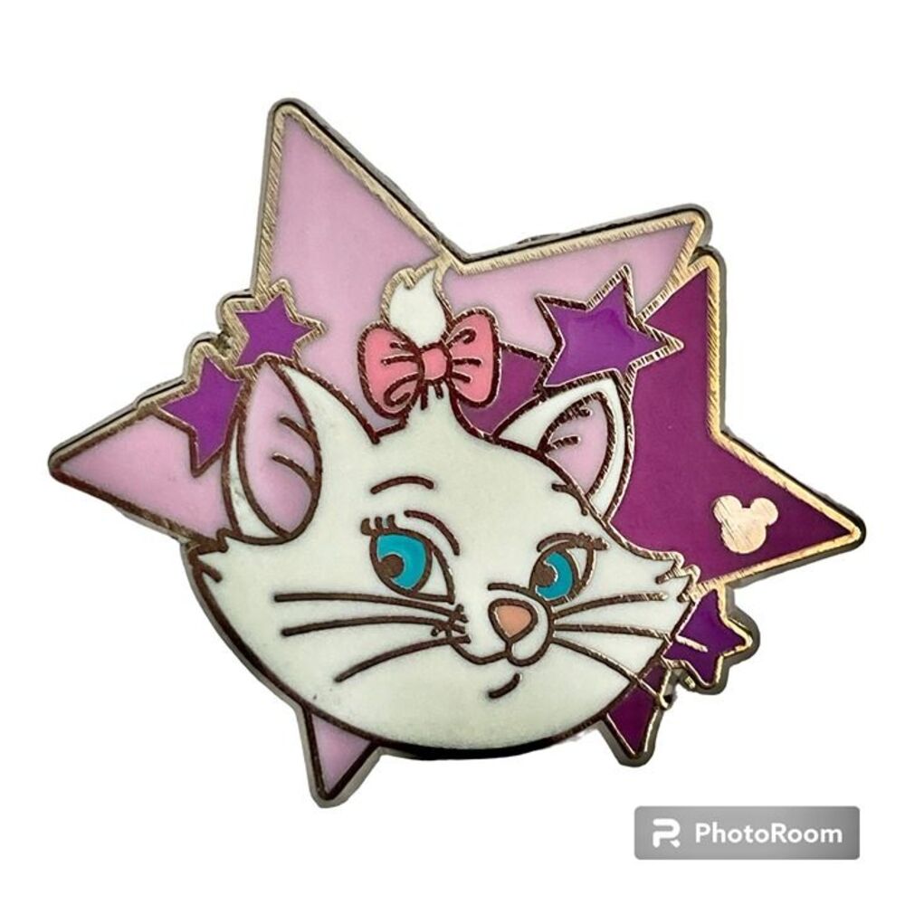 Disney Aristocats Marie Cat Trading Pin Hidden Mickey Pins New 2012 Star Enamel